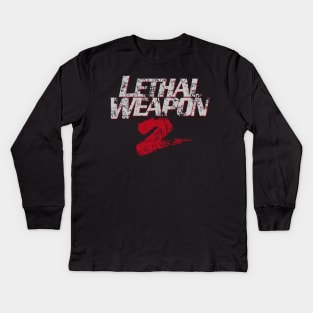 Lethal Weapon 2 Titles (weathered version) Kids Long Sleeve T-Shirt